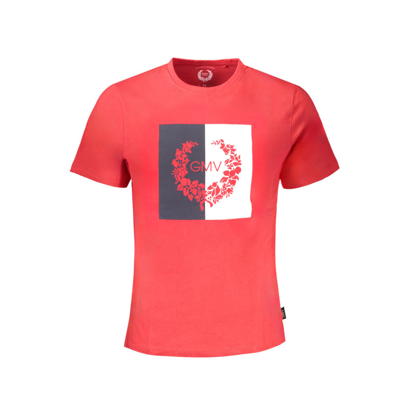 T-SHIRT À MANCHES COURTES ROUGE POUR HOMME GIAN MARCO VENTURI