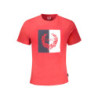 T-SHIRT À MANCHES COURTES ROUGE POUR HOMME GIAN MARCO VENTURI