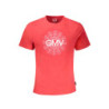 T-SHIRT À MANCHES COURTES ROUGE POUR HOMME GIAN MARCO VENTURI