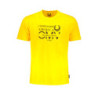 GIAN MARCO VENTURI YELLOW MEN'S SHORT SLEEVED T-SHIRT