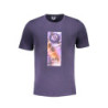 GIAN MARCO VENTURI MEN'S SHORT SLEEVED T-SHIRT BLUE