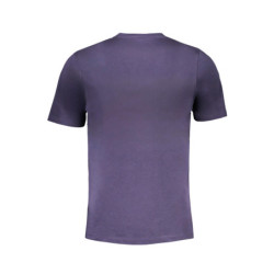 GIAN MARCO VENTURI MEN'S SHORT SLEEVED T-SHIRT BLUE