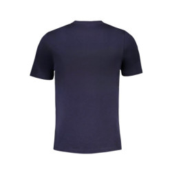 GIAN MARCO VENTURI MEN'S SHORT SLEEVED T-SHIRT BLUE