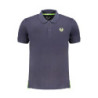 GIAN MARCO VENTURI MEN'S SHORT SLEEVED POLO SHIRT BLUE