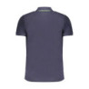 GIAN MARCO VENTURI MEN'S SHORT SLEEVED POLO SHIRT BLUE