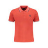 GIAN MARCO VENTURI MEN'S RED SHORT SLEEVED POLO SHIRT