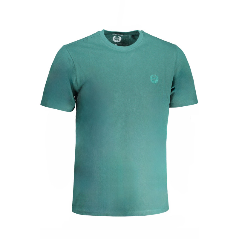 GIAN MARCO VENTURI GREEN MEN'S SHORT SLEEVED T-SHIRT