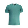 GIAN MARCO VENTURI GREEN MEN'S SHORT SLEEVED T-SHIRT