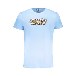 GIAN MARCO VENTURI MEN'S SHORT SLEEVED T-SHIRT BLUE