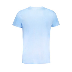 GIAN MARCO VENTURI MEN'S SHORT SLEEVED T-SHIRT BLUE