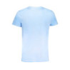 GIAN MARCO VENTURI MEN'S SHORT SLEEVED T-SHIRT BLUE