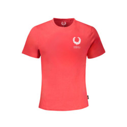 T-SHIRT À MANCHES COURTES ROUGE POUR HOMME GIAN MARCO VENTURI