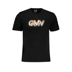 GIAN MARCO VENTURI MEN'S SHORT SLEEVED T-SHIRT BLACK