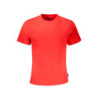 GIAN MARCO VENTURI MEN'S RED SHORT SLEEVE T-SHIRT