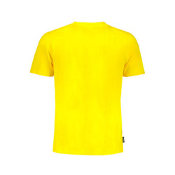 GIAN MARCO VENTURI YELLOW MEN'S SHORT SLEEVED T-SHIRT
