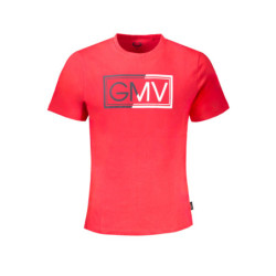 GIAN MARCO VENTURI MEN'S RED SHORT SLEEVE T-SHIRT