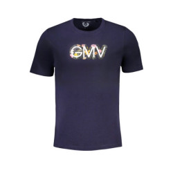 GIAN MARCO VENTURI MEN'S SHORT SLEEVED T-SHIRT BLUE