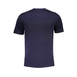 GIAN MARCO VENTURI MEN'S SHORT SLEEVED T-SHIRT BLUE