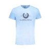 GIAN MARCO VENTURI MEN'S SHORT SLEEVED T-SHIRT BLUE