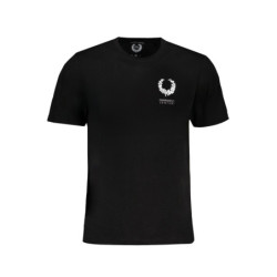 GIAN MARCO VENTURI MEN'S SHORT SLEEVED T-SHIRT BLACK