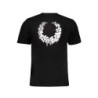 GIAN MARCO VENTURI MEN'S SHORT SLEEVED T-SHIRT BLACK