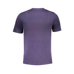 GIAN MARCO VENTURI MEN'S SHORT SLEEVED T-SHIRT BLUE