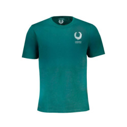 GIAN MARCO VENTURI GREEN MEN'S SHORT SLEEVED T-SHIRT