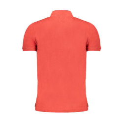 GIAN MARCO VENTURI MEN'S RED SHORT SLEEVED POLO SHIRT