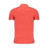 GIAN MARCO VENTURI MEN'S RED SHORT SLEEVED POLO SHIRT