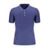 GIAN MARCO VENTURI MEN'S SHORT SLEEVED POLO SHIRT BLUE
