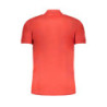 GIAN MARCO VENTURI MEN'S RED SHORT SLEEVED POLO SHIRT