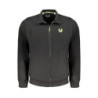SWEAT-SHIRT ZIPPÉ NOIR GIAN MARCO VENTURI POUR HOMMES