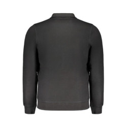 SWEAT-SHIRT ZIPPÉ NOIR GIAN MARCO VENTURI POUR HOMMES