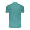 GIAN MARCO VENTURI GREEN MEN'S SHORT SLEEVED POLO SHIRT