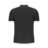 POLO NOIR À MANCHES COURTES POUR HOMME GIAN MARCO VENTURI