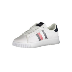 CHAUSSURES DE SPORT BLANCHES TOMMY HILFIGER POUR HOMMES