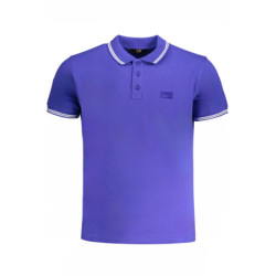 CAVALLI POLO MANCHES COURTES HOMME CLASS BLEU