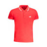 CAVALLI POLO MANCHES COURTES HOMME CLASS ROUGE