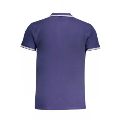 CAVALLI CLASS MEN'S SHORT SLEEVED POLO SHIRT BLUE