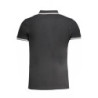 CAVALLI CLASS MEN'S SHORT SLEEVED POLO SHIRT BLACK