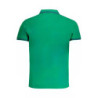 POLO HOMME CAVALLI CLASS VERT MANCHES COURTES