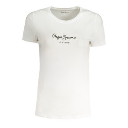 PEPE JEANS T-SHIRT À MANCHES COURTES FEMME BLANC