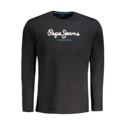T-shirt noir à manches longues pour homme Pepe Jeans
