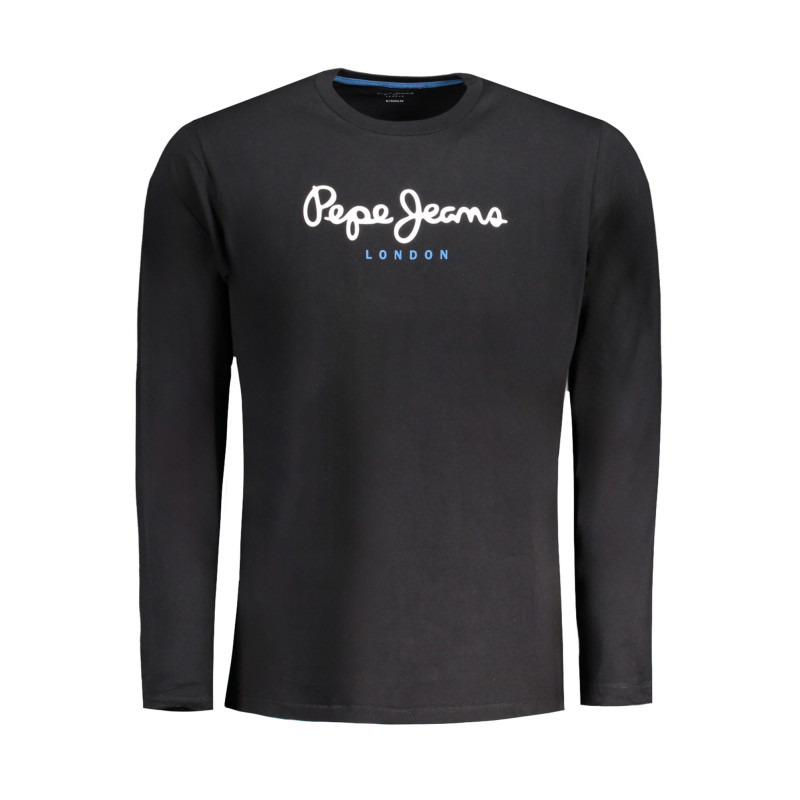 T-shirt noir à manches longues pour homme Pepe Jeans
