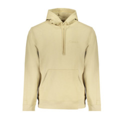 SWEAT-SHIRT SANS FERMETURE ÉCLAIR BEIGE CALVIN KLEIN POUR HOMMES