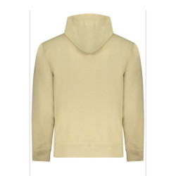CALVIN KLEIN MEN'S BEIGE ZIPLESS SWEATSHIRT