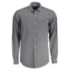 HARMONT & BLAINE CHEMISE À MANCHES LONGUES HOMME BLEU