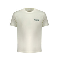 T-SHIRT BLANC À MANCHES COURTES WRANGLER POUR HOMMES