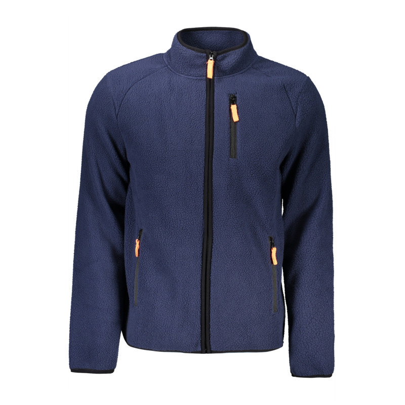 SWEAT-SHIRT ZIPPÉ HOMME NORVÈGE 1963 BLEU