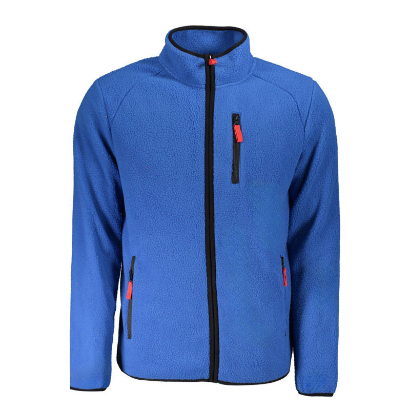 SWEAT-SHIRT ZIPPÉ HOMME NORVÈGE 1963 BLEU